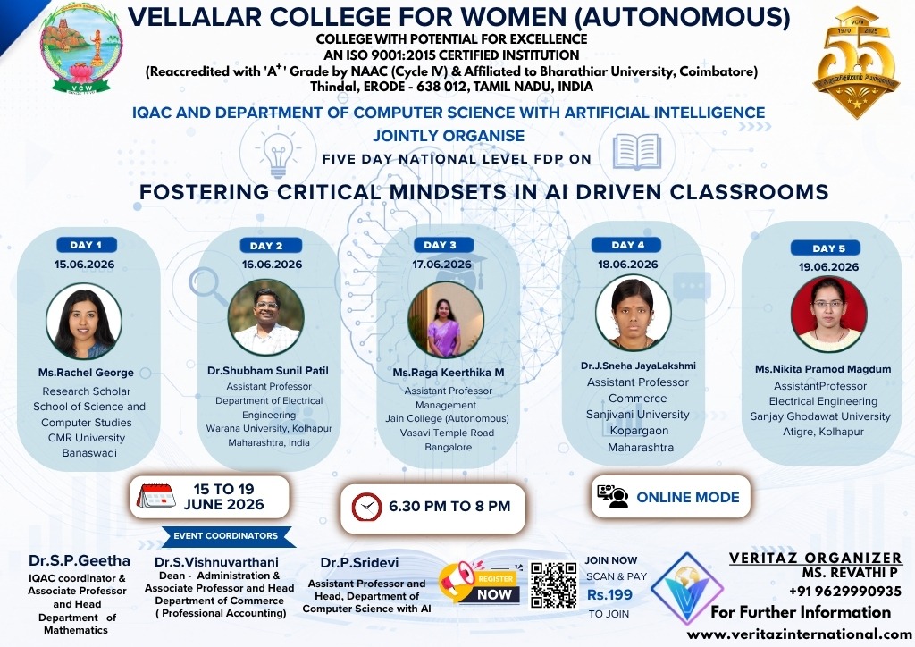 Vellalar College For Women Event